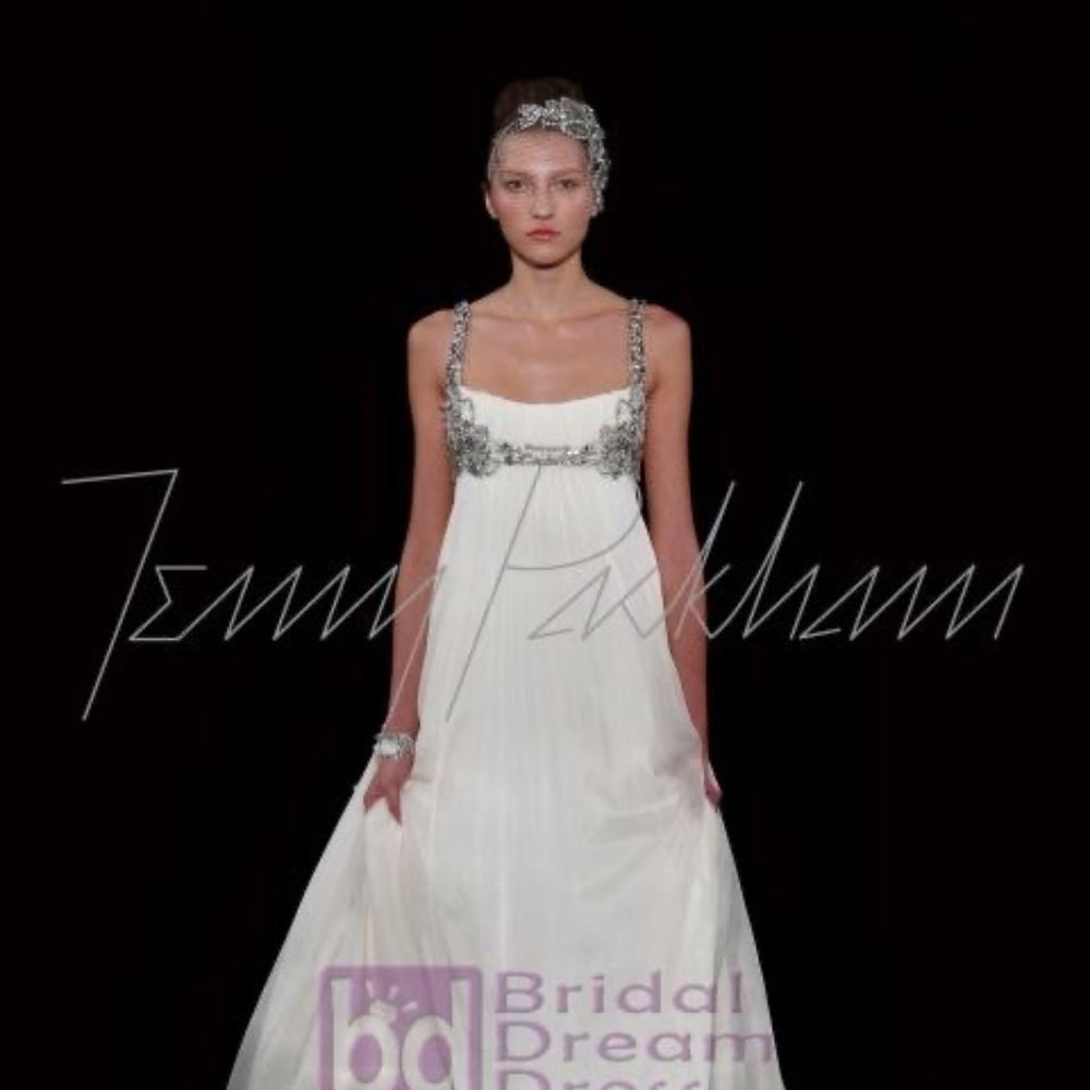 JENNY PACKHAM DUCHESS WEDDING DRESS SIZE 4 SMALL